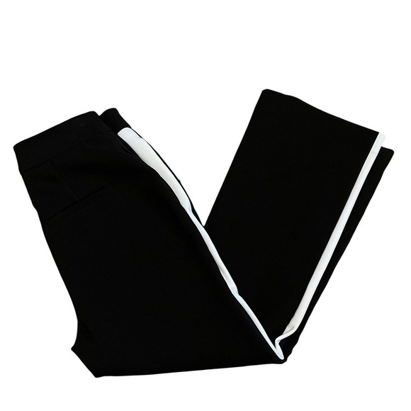RACHEL Rachel Roy NWT Side Stripe Cropped High Rise Dress Pants Black Size 2 - Picture 8 of 13